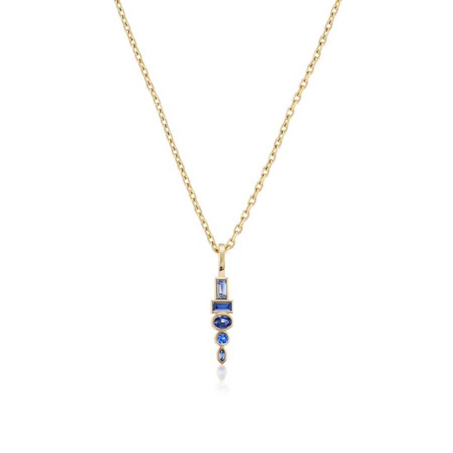 Jewelry Sorellina | Monroe Totem Pendant Necklace Blue
