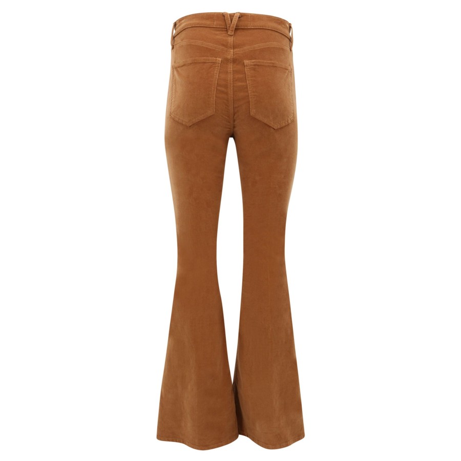 Clothing Veronica Beard | Sheridan Corduroy Bell Bottom Pant Camel