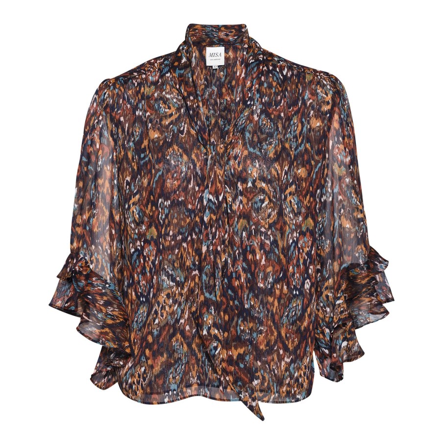Clothing Misa | Gigi Top Peacock