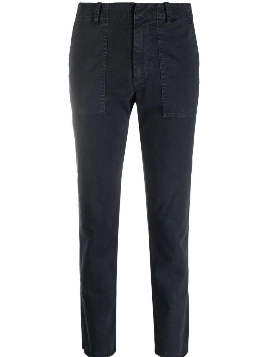 Clothing Nili Lotan | Jenna Cropped Skinny Pants Carbon