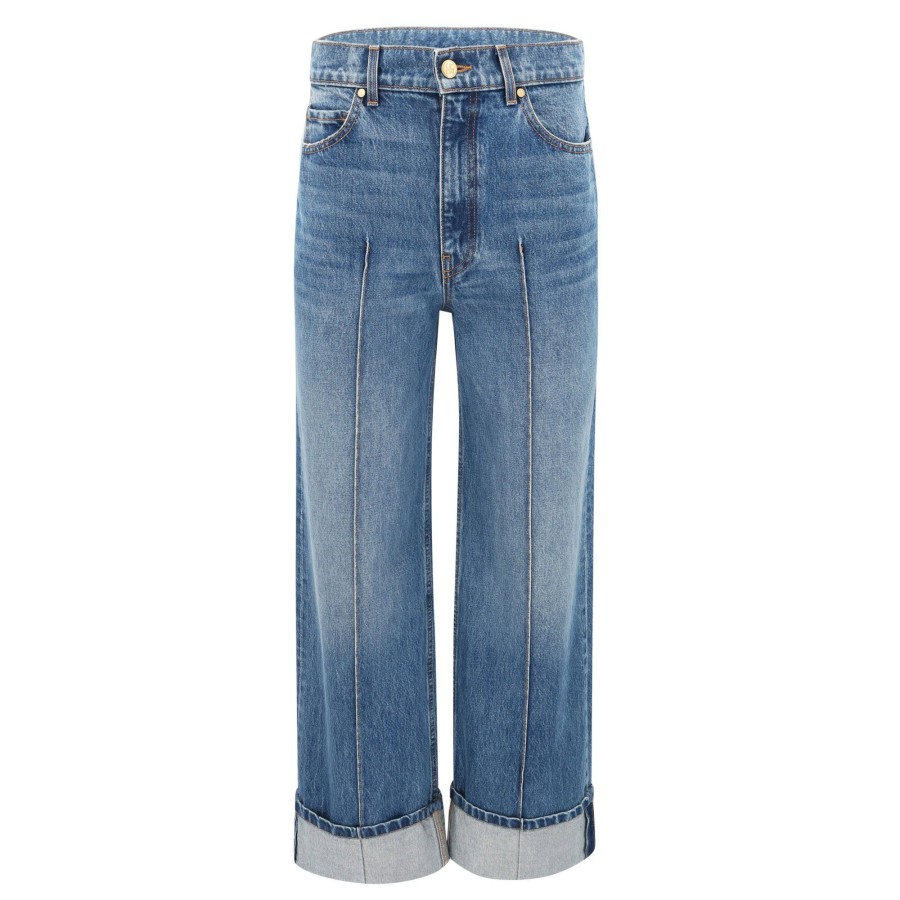 Clothing Ulla Johnson | The Genevieve Jean Danube Dark Indigo
