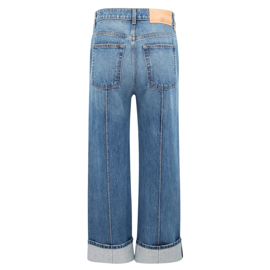 Clothing Ulla Johnson | The Genevieve Jean Danube Dark Indigo