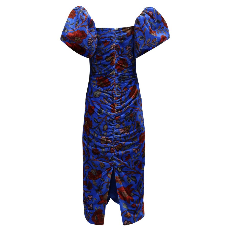 Clothing Rhode | Velvet Tessa Dress Royal