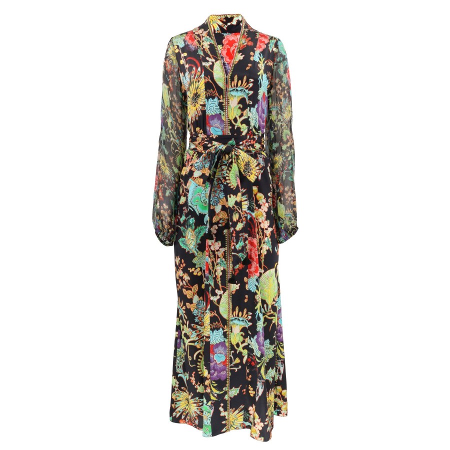 Clothing Figue | Solana Maxi Dress Tigerlily Multi Black