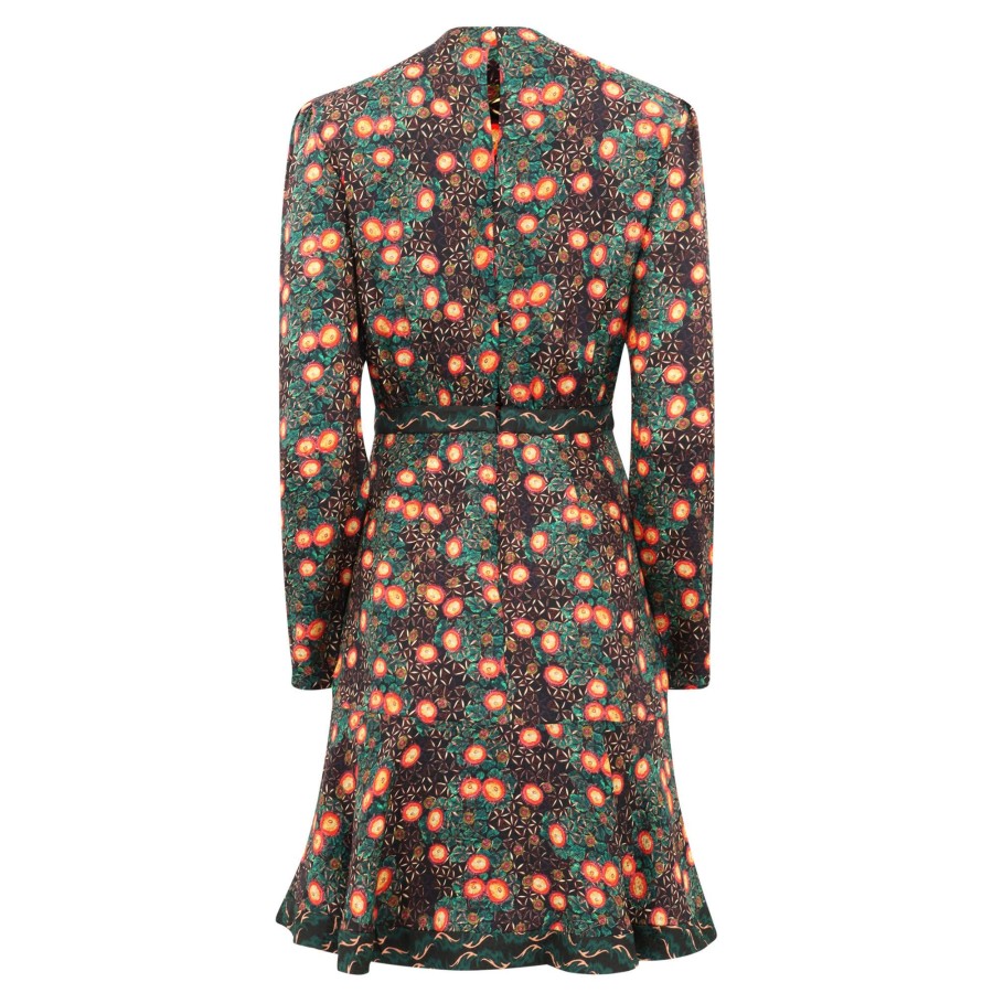 Clothing Saloni | Claudia Short Dress Akina Onyx