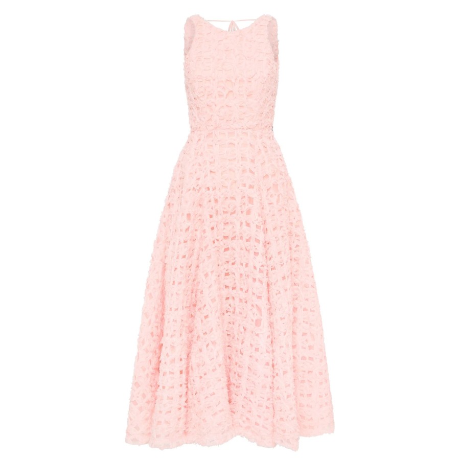 Clothing Aje | Quintette Backless Midi Dress Soft Pink