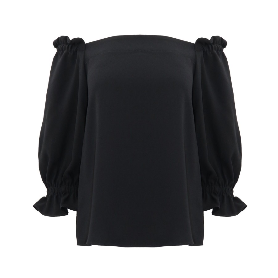 Clothing Trina Turk | Equinox Top Black