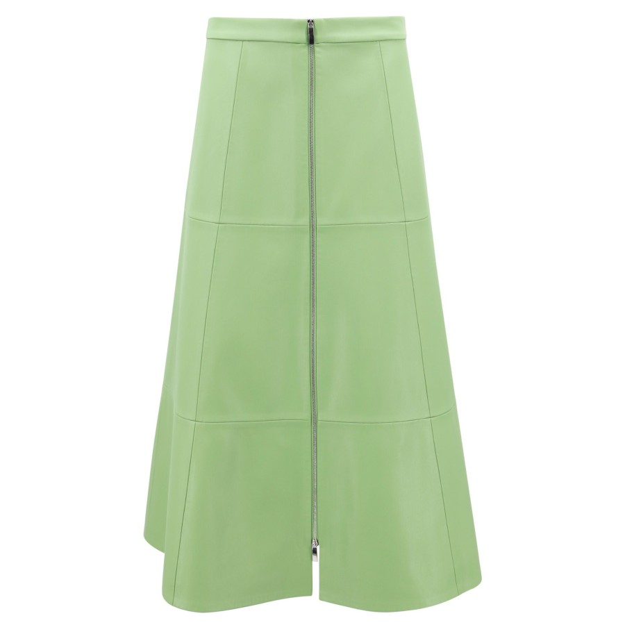 Clothing Alexis | Kova Vegan Leather Skirt Sage