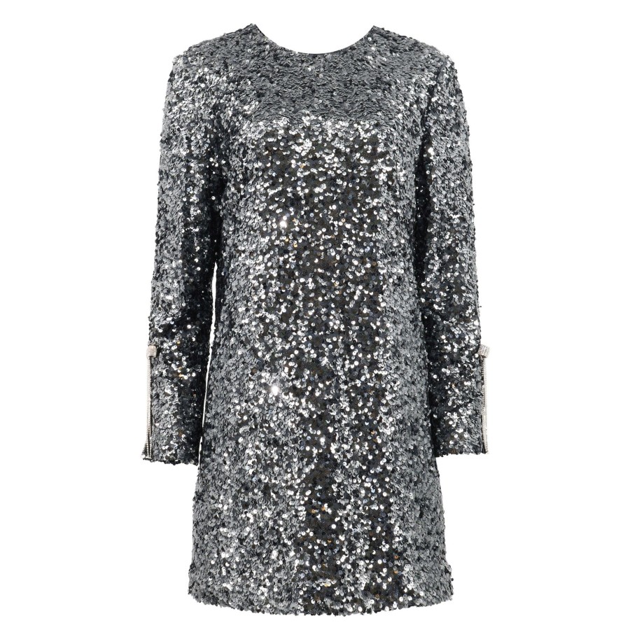 Clothing Sachin & Babi | Sequin Lily Dress Gunmetal