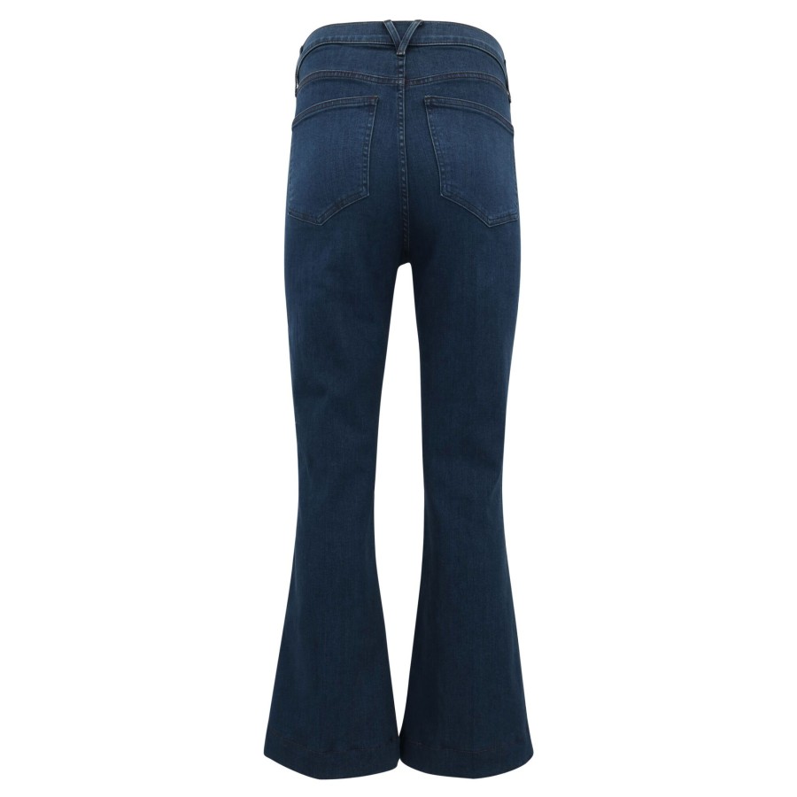 Clothing Veronica Beard | Carson Kick-Flare Jean Soul Search