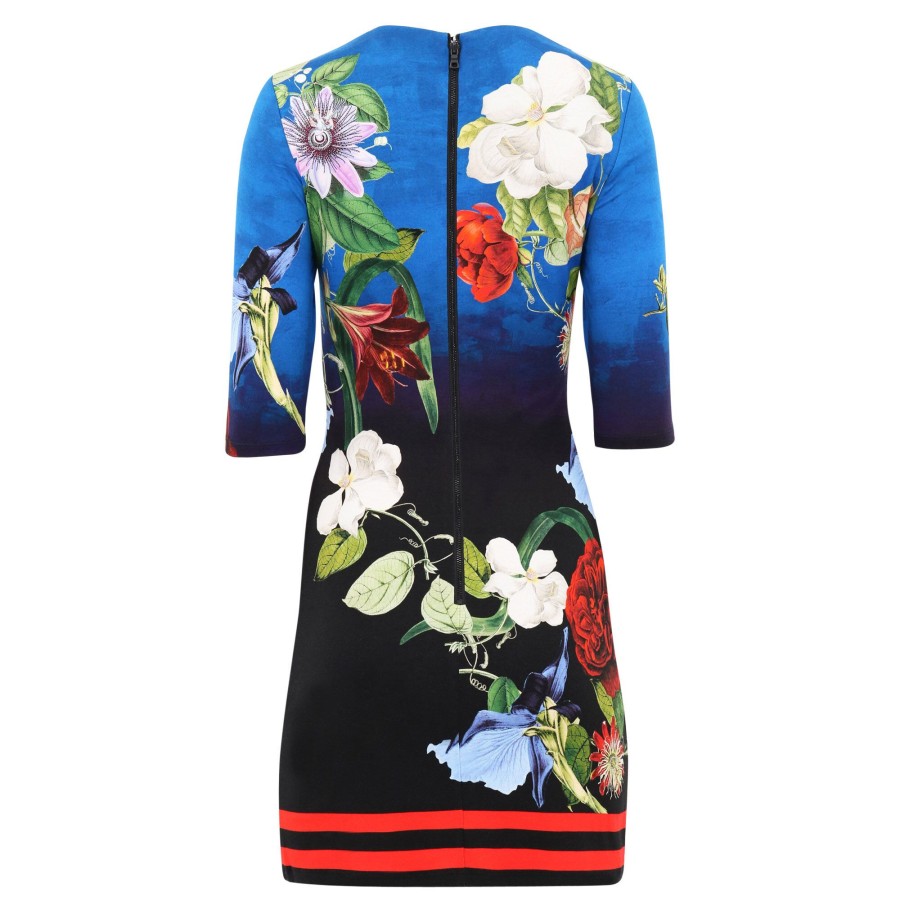 Clothing Alice + Olivia | Delora Fitted Mini Dress Lunch Date
