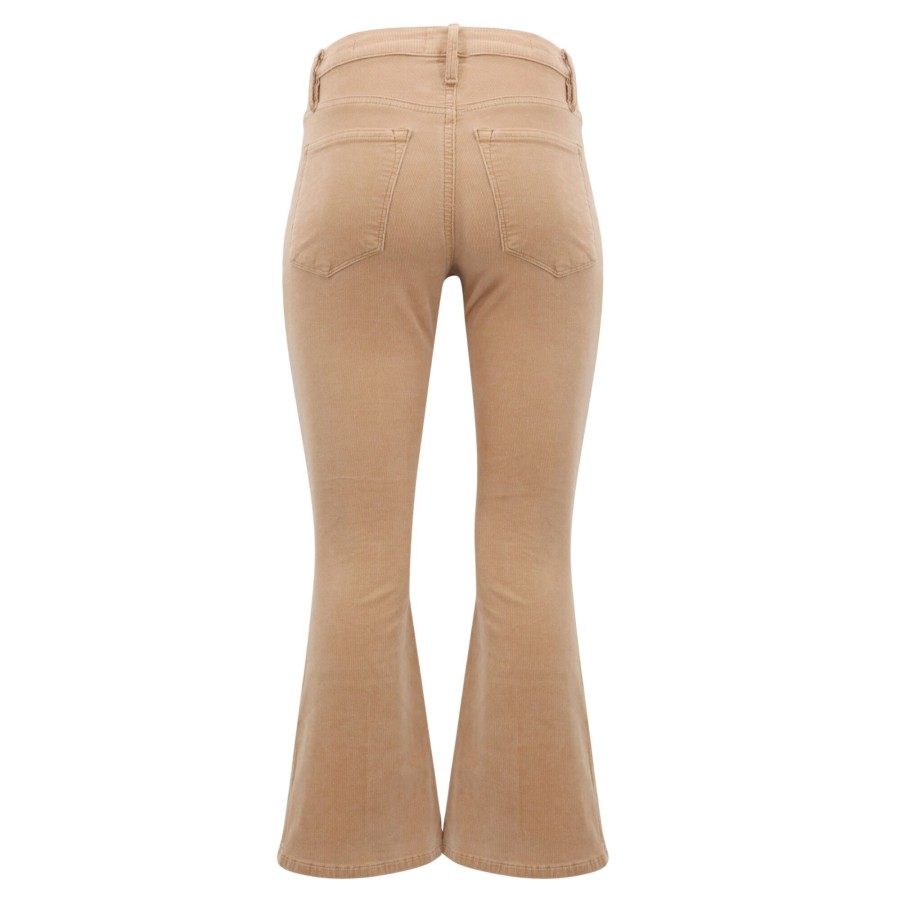 Clothing Frame | Le Crop Flare Corduroy Jean Light Camel