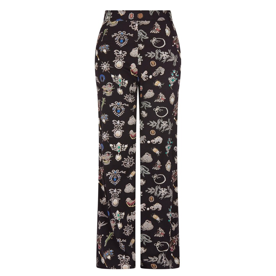 Clothing Libertine | Black Diamond Pins New Wide Leg Pant Black Multi