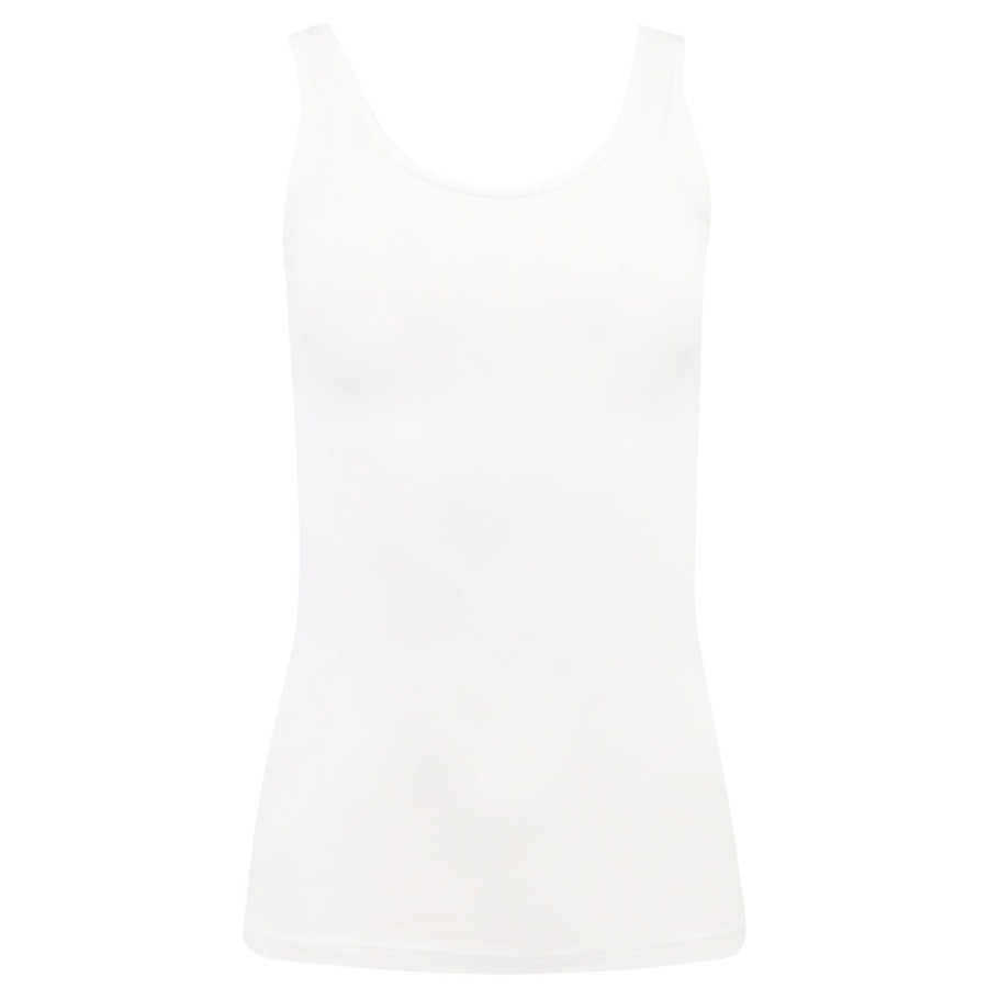 Clothing Majestic Filatures | Basic Scoop Neck Tank Noir
