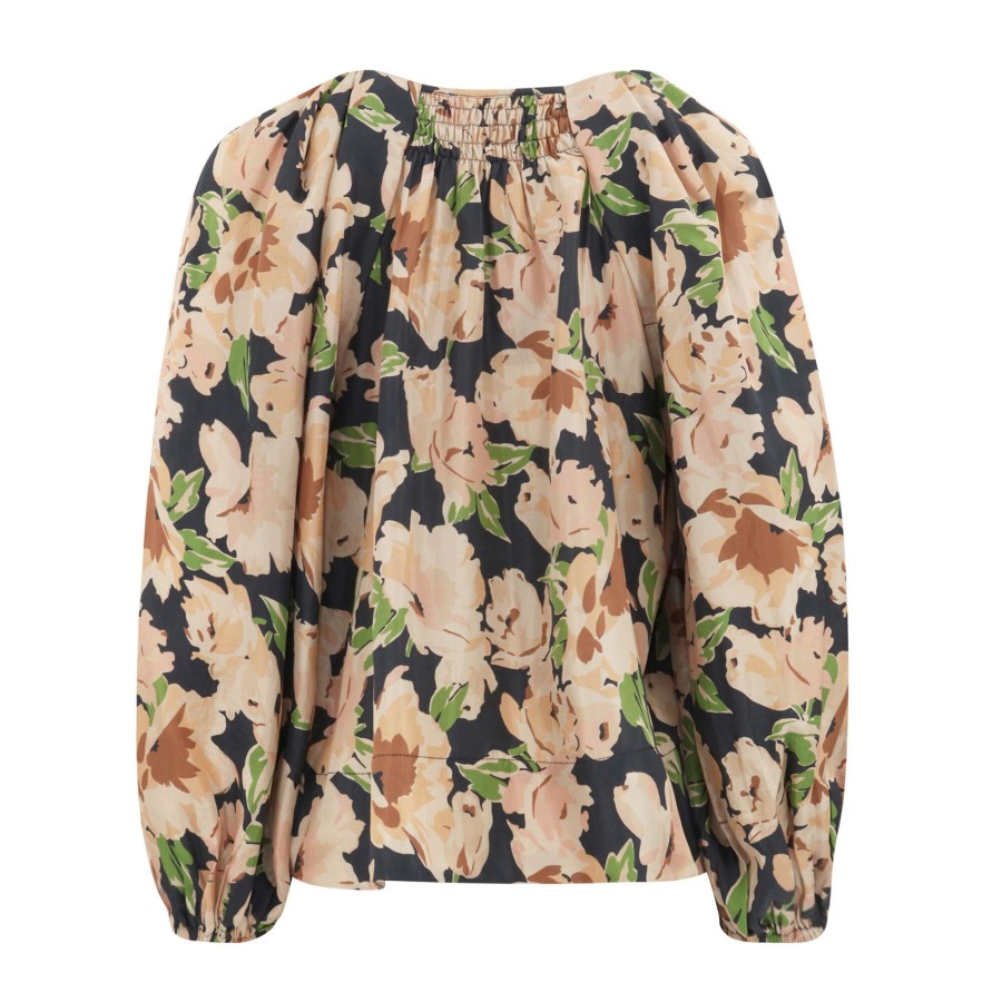 Clothing The Great | The Magpie Printed Top Victorian Rose Print