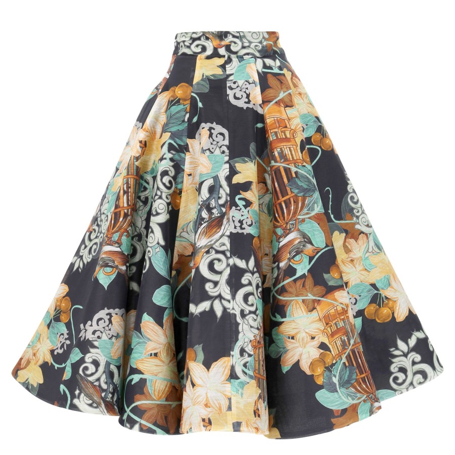 Clothing Leo Lin | Myla Midi Skirt Twilight Multi