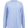 Clothing A Shirt Thing | Phoebe Yard Dyed Stripe Blouse Tangerine