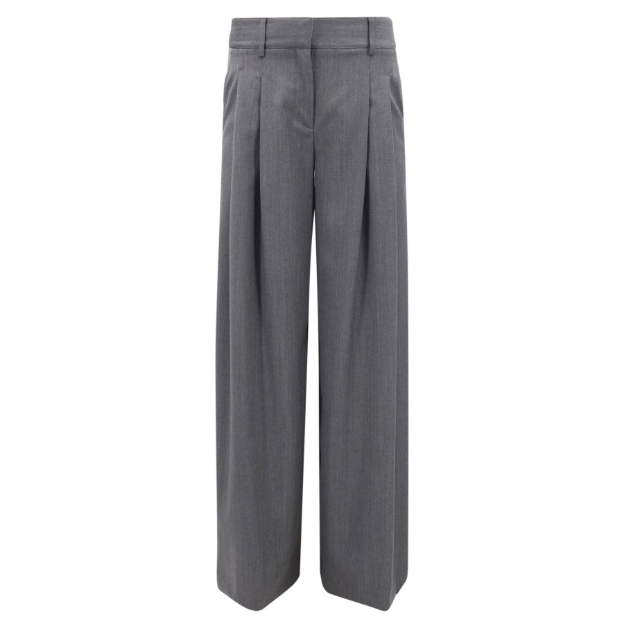 Clothing Twp | Didi Wide Leg Pant Heather Grey
