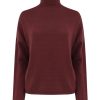 Clothing LaPointe | Airy Cashmere Pullover Merlot