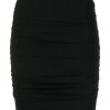 Clothing SPRWMN | Shirred Fitted Pencil Skirt Black
