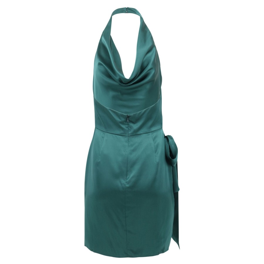 Clothing Amanda Uprichard | Martine Silk Dress Conifer