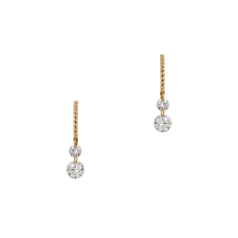 Jewelry Raphaele Canot | Diamond Drop Earrings Silver