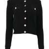 Clothing L'Agence | Toulouse Crop Cardigan Black